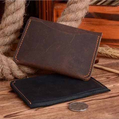 I switched to a card holder recently, and now i either deposit cash straight into my bank account or keep a very small amount on me. Cowather's Crazy Horse Leather Luxury Credit Card Holder ...