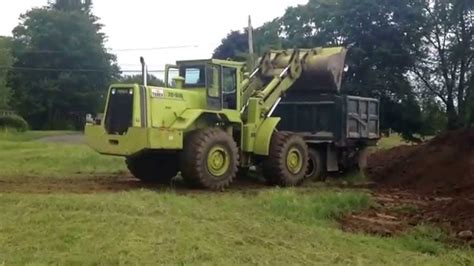 Loading Topsoil With The Terex Youtube