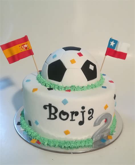 Torta Futbol Fondant Cake By Entretetortas Entretetortascl