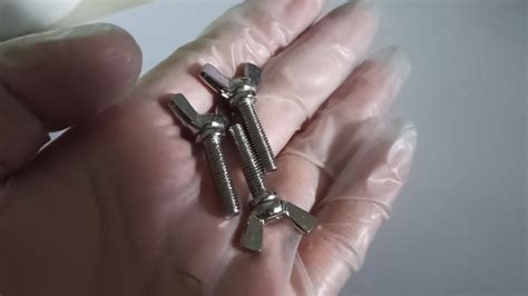 Metric Stainless Steel Wing Screws With Round Nose Buy Wing Nut Screw