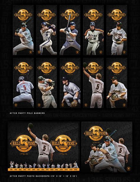 Jeff Bagwell Hall Of Fame Branding On Behance