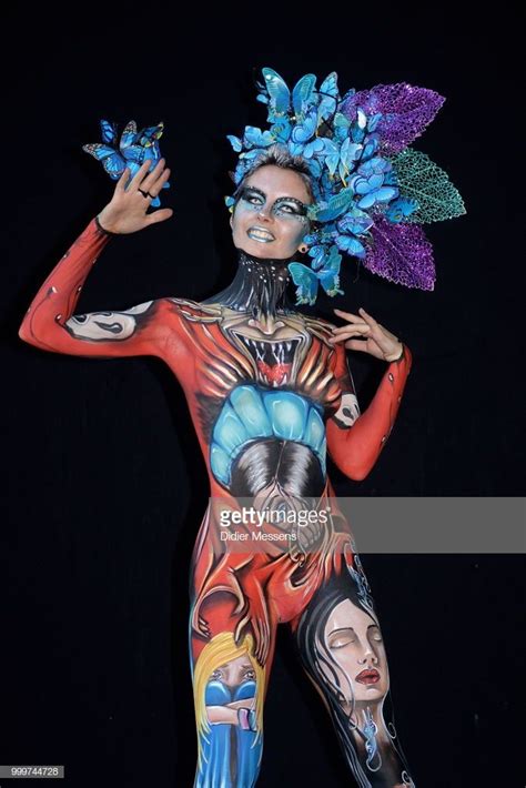 A Model Painted By Bodypainting Artist Anna Chapovalov From Itly