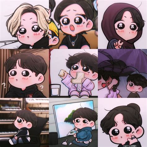 Jungkook Fanart By Kookiechimm Bts Drawings Bts Chibi Jungkook Fanart