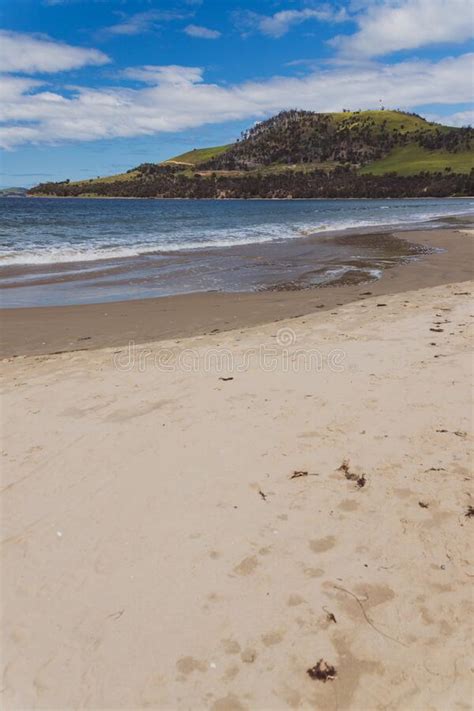 Seven Mile Beach In Tasmania Australia Stock Image Image Of Tourism