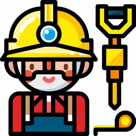 Builder Construction Contractor Labor Man Worker Workman Icon