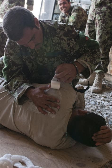 Artillery Medics Partner With Afghan Army Train To Save Lives