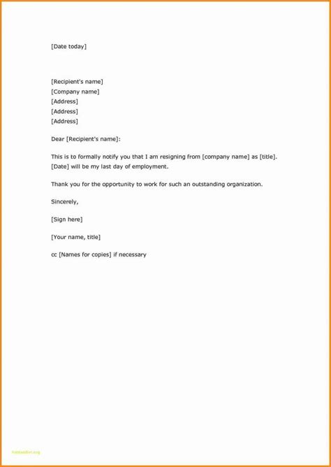 Writing a resignation letter can be a simple process if you follow a few key steps. New Simple Resignation Letter Sample Download,https ...