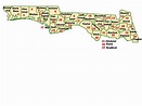 County Map Florida Panhandle | Metro Map