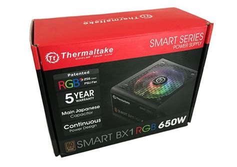 Thermaltake Smart Bx1 Rgb 650w Power Supply Review Eteknix