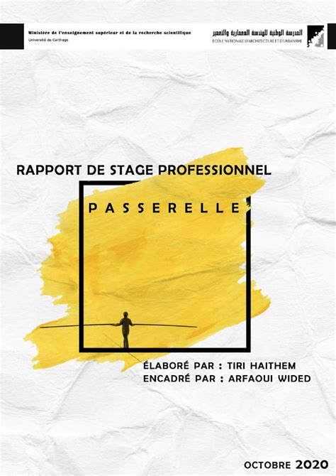 Passerelle Rapport De Stage Professionnel Tiri Haithem By Tiri