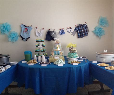 Party Table Idea: It's A Boy - Baby Shower