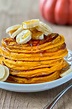 Pumpkin Pancakes Recipe - NatashasKitchen.com