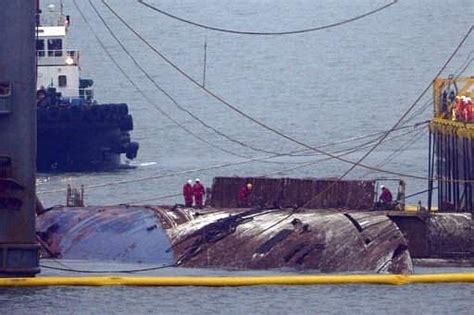 Sunken South Korean Ferry Sewol Lifted From Sea 3 Years After Shipwreck