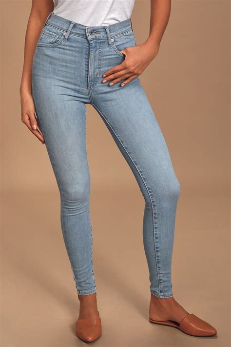 Mile High Light Blue Super Skinny Jeans | Skinny jeans, Super skinny jeans, Super skinny