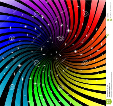 Twisted Rainbow Stock Vector Illustration Of Shapes 11235773