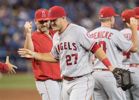 Trout Drives In Four Runs As Angels Take Three Game Series From Blue Jays Panow