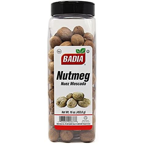 Badia Nutmeg Whole 16 Ounce