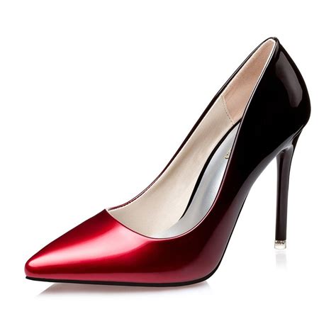 Top Quality 2016 Women Shoes Red Bottom High Heels Sexy Pointed Toe Red