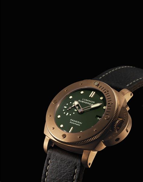 Panerai A Fine Very Rare And Oversized Bronze Limited Edition Cushion