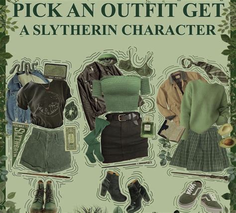 Slytherin Inspired Outfits Slytherin Outfit Slytherin Clothes