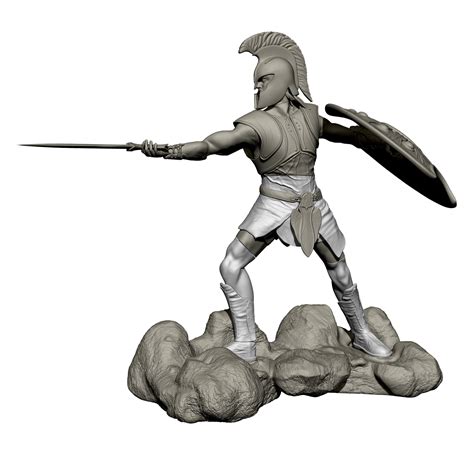 Artstation Achilles Warrior Printable Model Game Assets