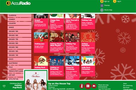 The world's largest online music service. 6 Best Free Christmas Music Streaming Sites