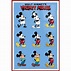Mickey Mouse - Framed Disney Poster (The Evolution of Mickey Mouse Over ...
