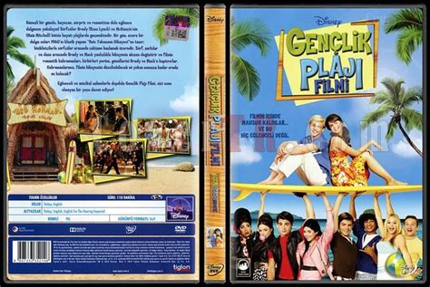 Teen Beach Movie Gençlik Plajı Filmi Scan Dvd Cover Türkçe 2013