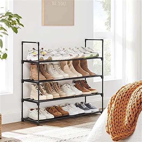 Songmics Shoe Rack Tier Shoe Organizer Hold Up To Pairs Of Shoes