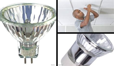 How To Replace A Halogen Bulb With A Prong Base