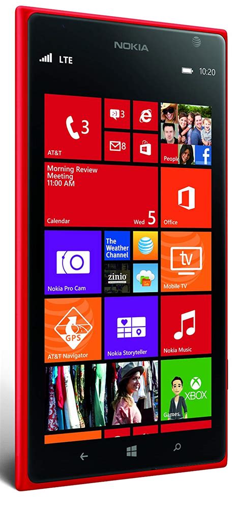 Nokia Lumia 1520 Red 16gb Atandt Big Nano Best Shopping