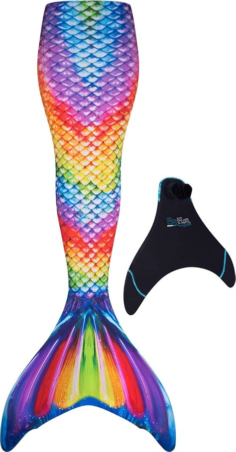 Fin Fun Mermaid Tails For Swimming With Monofin Girls Boys Kids