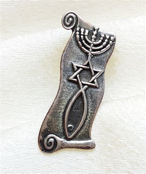 Messianic Seal Of Jerusalem Silver Messianic Seal Messianic Etsy