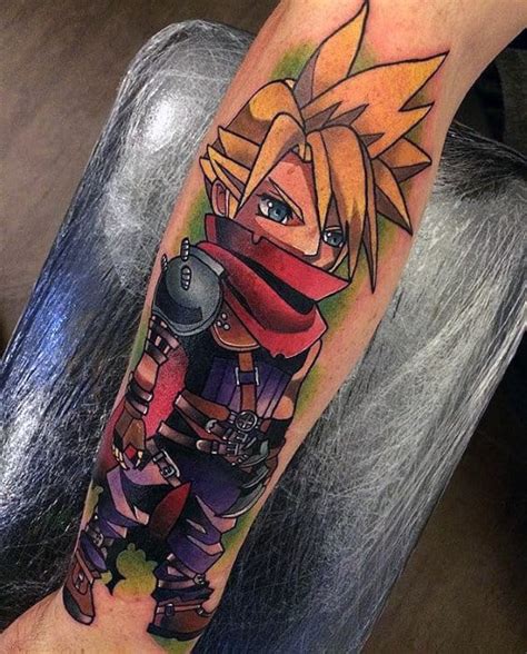 80 Final Fantasy Tattoos For Men Video Game Design Ideas