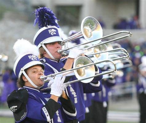 Kansas State Marching Band Earns Top Trophy Plays Alamo Bowl Halftime