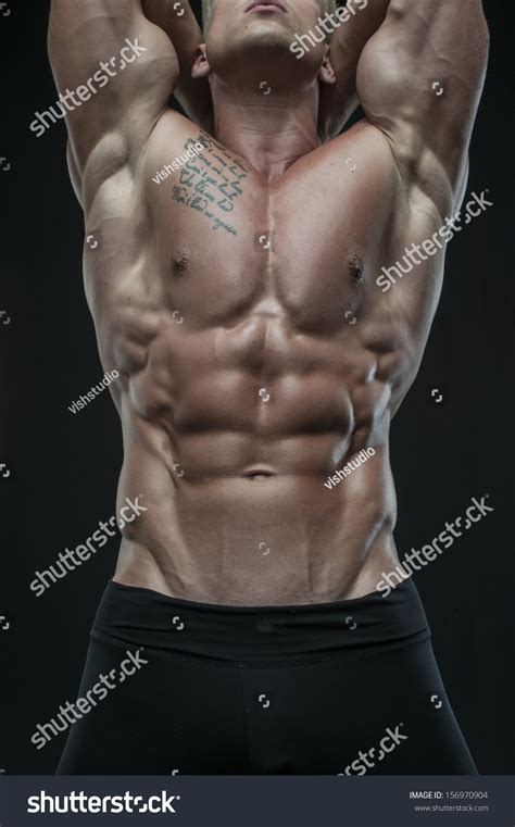 Muscled Male Model Serge Henir Torso库存照片156970904 Shutterstock