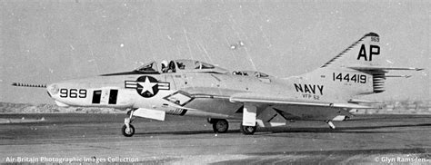 Grumman F9f 8p Cougar 144419 103 Us Navy Abpic