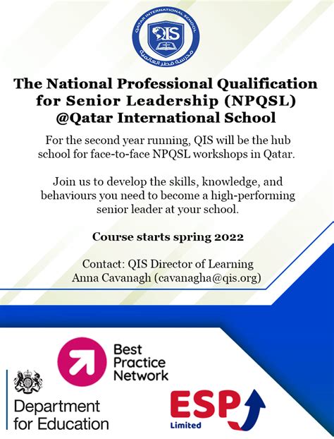 Npqsl Returns To Qatar International School Spring 2022 Qatar