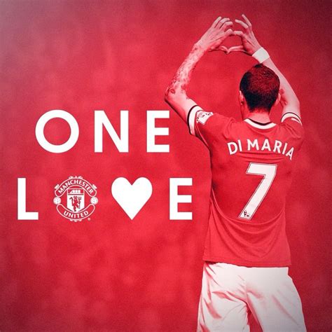 One Love Manchester United Mufc Number 7 Old Trafford Red Army