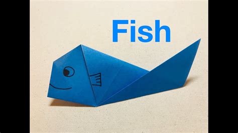 How To Make Fish Origami Tutorial Very Easy For Beginner Youtube