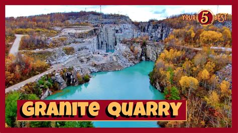 Rock Of Ages Granite Quarry Barre Vermont Drone Video Youtube