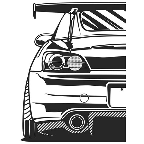 The new jdm colouring book racing edition! Oleg Markaryan on Instagram: "Honda S2000. Rear fragment ...