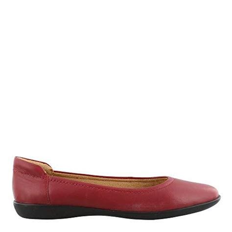 Naturalizer Womens Flexy Ballet Flat Red 10 M Us