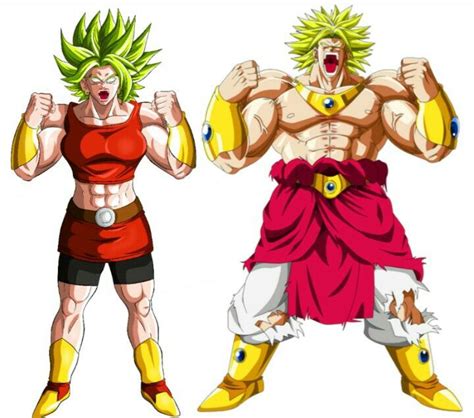 Kale Y Broly Ssj Legendarios Personajes De Dragon Ball Dragon Ball Z Personajes De Goku