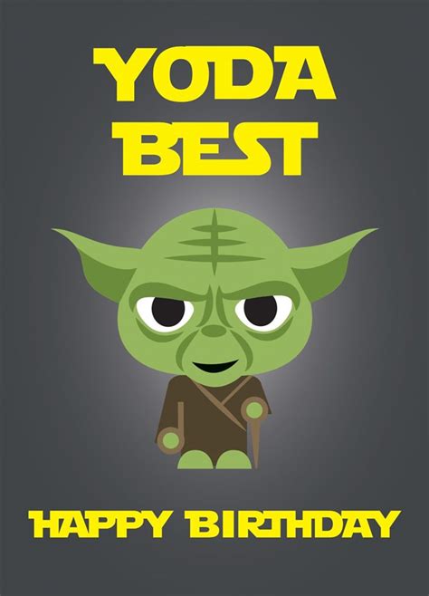 Yoda Best Happy Birthday