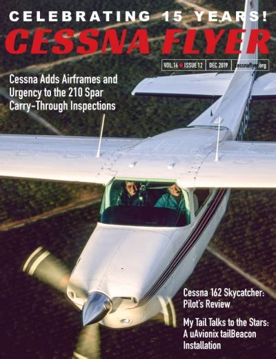 Cessna Flyer Association December 2019 Cessna Flyer Magazine