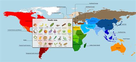 A Map Of Where Your Food Originated May Surprise You Kqed