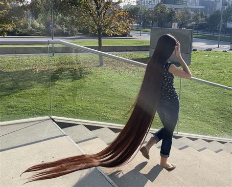 My Floor Length Hair Alechka Nasyrova Queen Of Super Long Hair