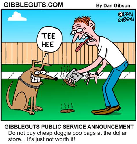 Dog Poo Bags Cartoons From