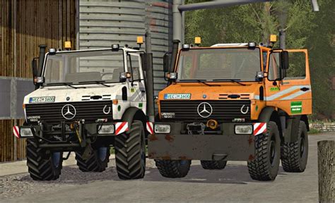 MERCEDES UNIMOG U U DH FINAL VERSION FS Trucks Farming Simulator Mods